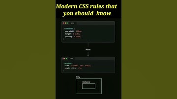 CSS Tricks 🔥 | Modern CSS Rules | HTML CSS