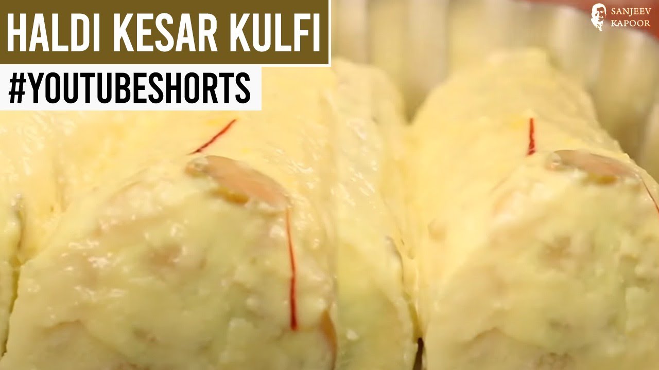 Haldi Kesar Kulfi  | #Shorts | Sanjeev Kapoor Khazana | Sanjeev Kapoor Khazana  | TedhiKheer