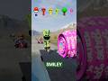 🤩SmileEveryday &amp; SuperMario &amp; Monster &amp; Barbie &amp; Cameraman &amp; SquidGame VS Barbie Bollard