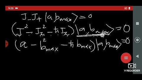M3 L5 Eigenvalues of J^2 and Jz
