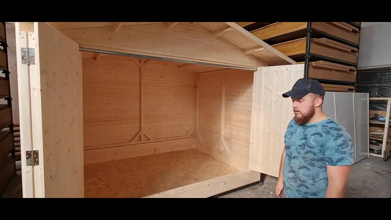 Chiosc pentru targ pliant  deschidere totala.