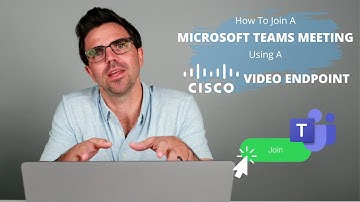 How To Natively Join a Microsoft Teams Meeting from a Cisco Video Endpoint