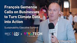 François Gemenne at the VivaTech 2026 Sustainability Executive Summit