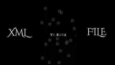 YA BABA💝NEW TREND⚡XML FILE ALIGHT MOTION 🔥⤵️ XML FILE ⚡XML⤵️XML BY PREMGURU 2 YT EDITS