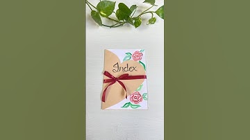 index design for project / How to make index page/ index decoration idea #index #shorts