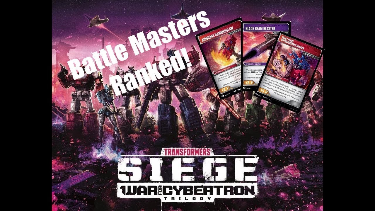Transformers TCG Wave 3 Battle Masters Ranked!