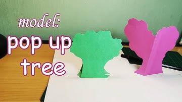 model: Pop Up Tree - 2 simple ways how to make a pop up tree