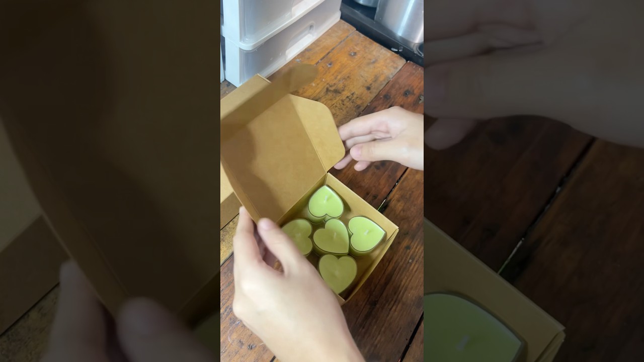 first tealight candle order! thank you so much 💕