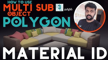How to use multi sub object polygon material ID on 3ds max