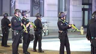 Dodger Fans Celebrate And Trash The City