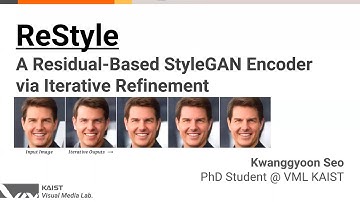[VML Lab Seminar] ReStyle: Residual Based StyleGAN Encoder via Iterative Refinement (Presenter: SKG)