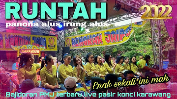 RUNTAH ❗❗ pongdut medley || jaipong pmj ujang lanay terbaru 2022