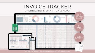 Invoice Tracker Spreadsheet for Google Sheets - Video Tutorial