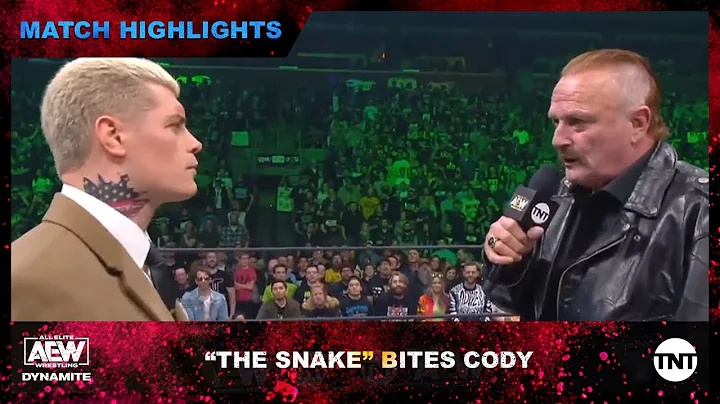 Jake "The Snake" Roberts makes his AEW debut and h...