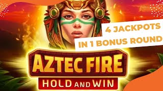 4 Jackpots In 1 Bonus Round - Aztec Fire Hold And Win - $10 Spins Slot Machine Pokies Online Casino screenshot 3