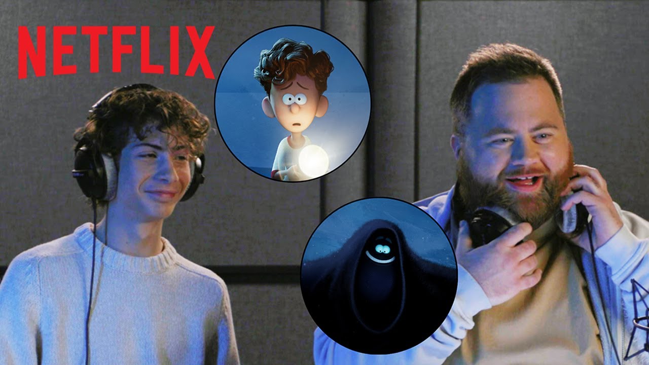 In The Booth with Jacob Tremblay and Paul Walter Hauser | Orion and the Dark | Netflix: Voice Acting Magic Unleashed