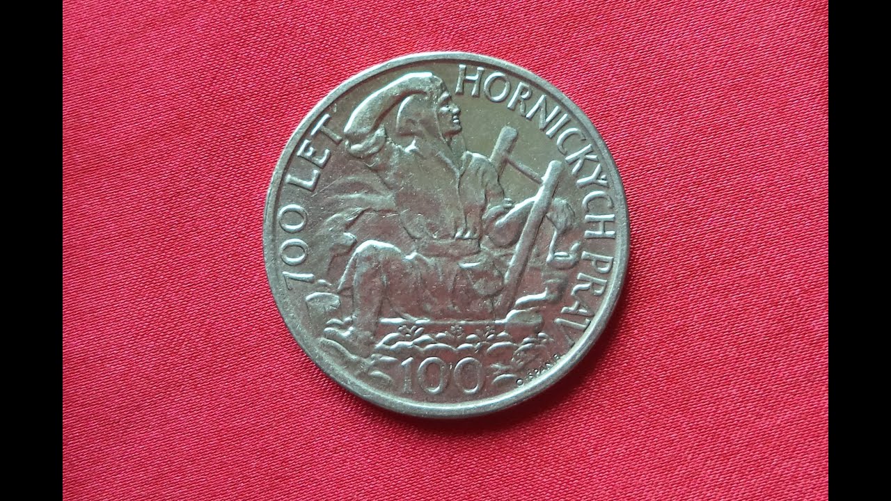 Czechoslovakia SILVER 100 corun 1949 - 700th Anniversary - Jihlava Mining Privileges