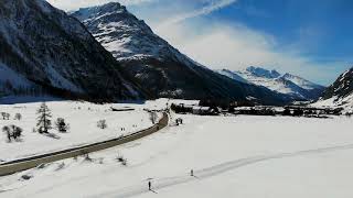 Ville village Bessans neige montagne- tourisme ski - Free Stock Footage and No Copyright Videos