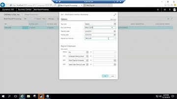 Primo Payday: Batch Payroll Process  Printed Check Employees