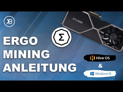 ERGO Mining Anleitung 2022 Windows und Hiveos | How to ERGO | deutsch