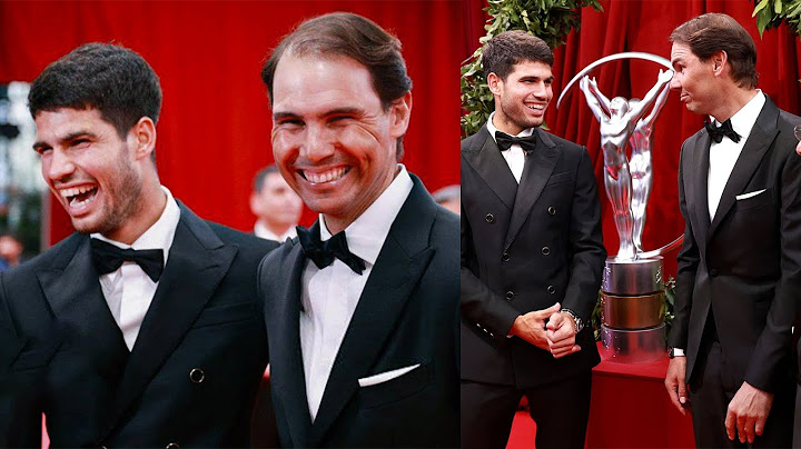 Nadal's Reaction When Alcaraz Surprised Him after Nadal Receives Laureus Sporting Icon Award 2025