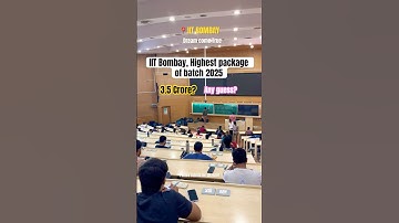 IIT Bombay 3.5Crore Placement| #trending #binod  #placement #iitbombay #iitlife #tejpratapyadav