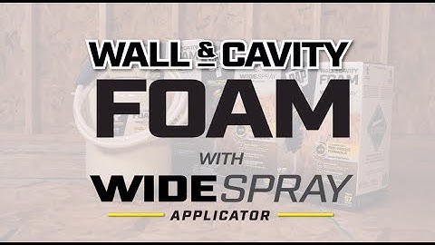Wall & Cavity Canister Foam - How to Use