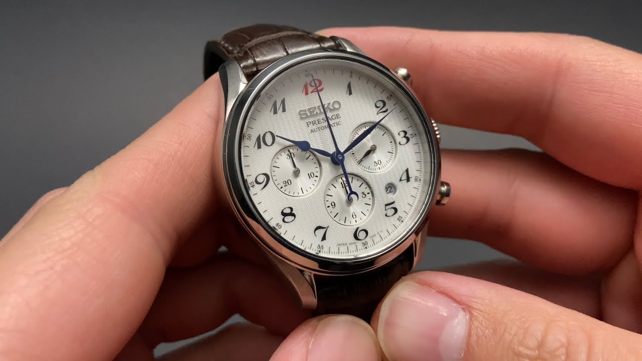 Seiko Presage Automatic Chronograph! SRQ025 - YouTube