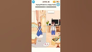 Paying Off Debt for a Happy Family || Annoying Puzzle Game Level 86 #puzzle #shortvideo