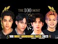 Four filipino male artists debut at the annual tc candler 100 most handsome faces 2023
