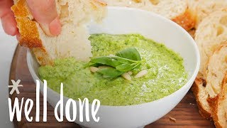 Simple Basil Pesto For A Super Quick Dip, Dressing Or Pasta Sauce | Recipe | Well Done