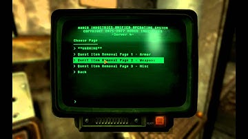 Fallout New Vegas Mod Review:Cheat Terminal, Project Nevada