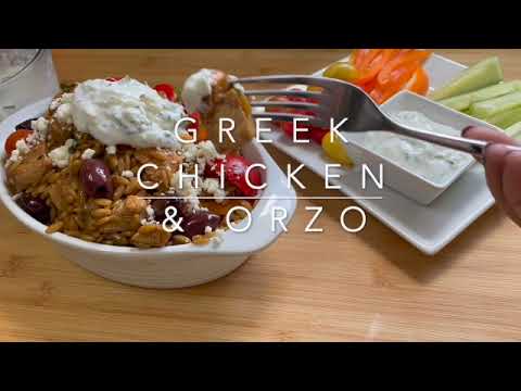 Greek Chicken with  Orzo Pasta (condensed version)