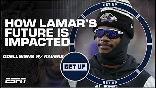 The intricacies behind Odell Beckham Jr. and Lamar Jackson’s conversation 👀 | Get Up