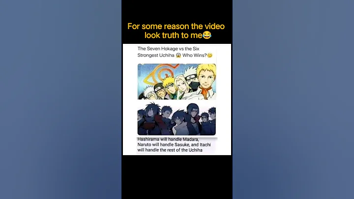 7 Hokage vs 6 strongest Uchiha 😂 who will win