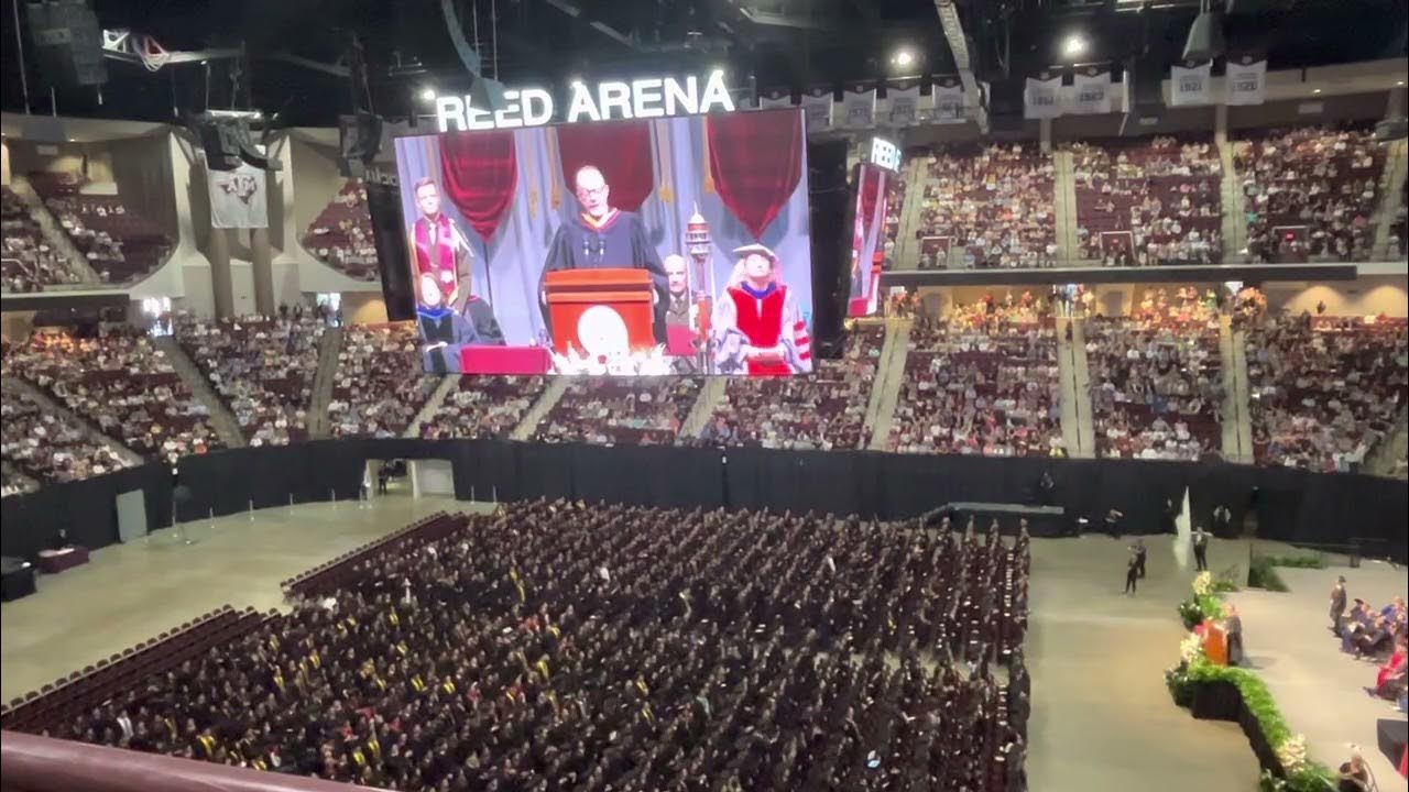 Induction into the Association of Former students TAMU Commencement