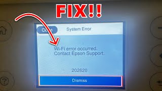 Epson Printer Error (Wi-Fi error occurred. Contact Epson Support) FIX!! screenshot 2