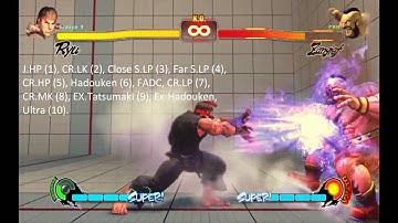 SF4 Combo Challenge 08: Variance - Ryu