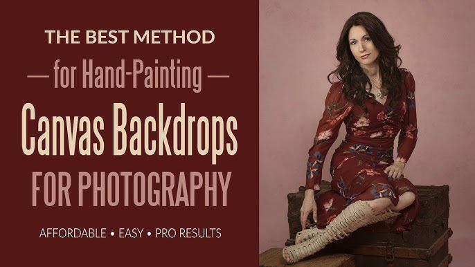 How to Create a Fine-art Photography Backdrop in just a few simple steps  and a low budget?