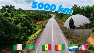 Tour d’Afrique à velo ,  اليوم قطعت 5000كلم من الرحلة مزال 20الف ??‍♂️الحلقة 39