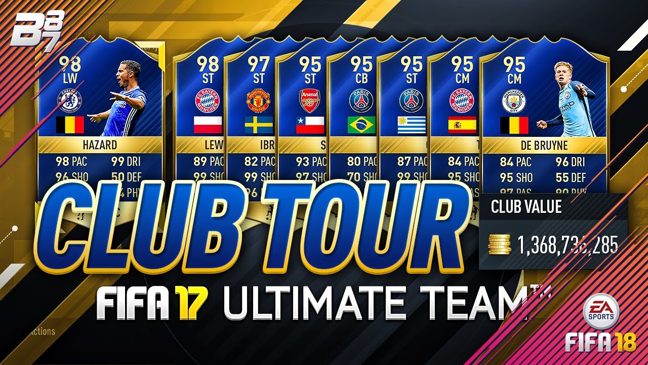 THE BEST CLUB IN FIFA! CLUB TOUR! EVERY TOTS CARD! | FIFA 17 (JUNE) 1920s