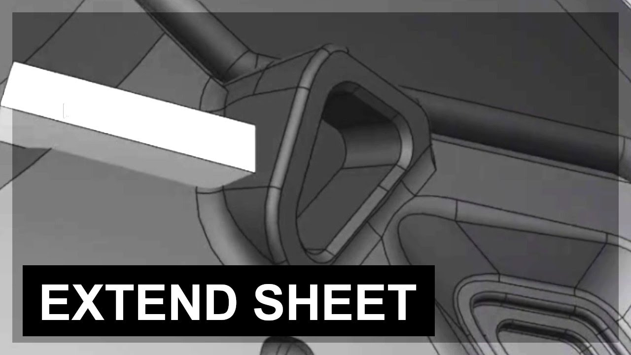 Plasticity - Extend Sheet for Cutting - YouTube