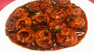 Veg Dumpling In Hot Garlic Sauce | Veg Momos Recipe | Restaurant Style |Easy Recipe | Chef Ashok