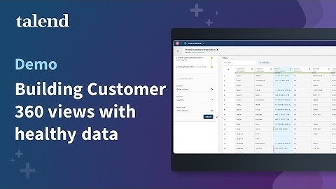 [DEMO] Building Customer 360 views with healthy data