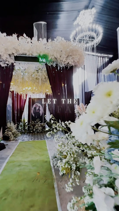 Mayumi Wedding's luxurious wedding decoration😍