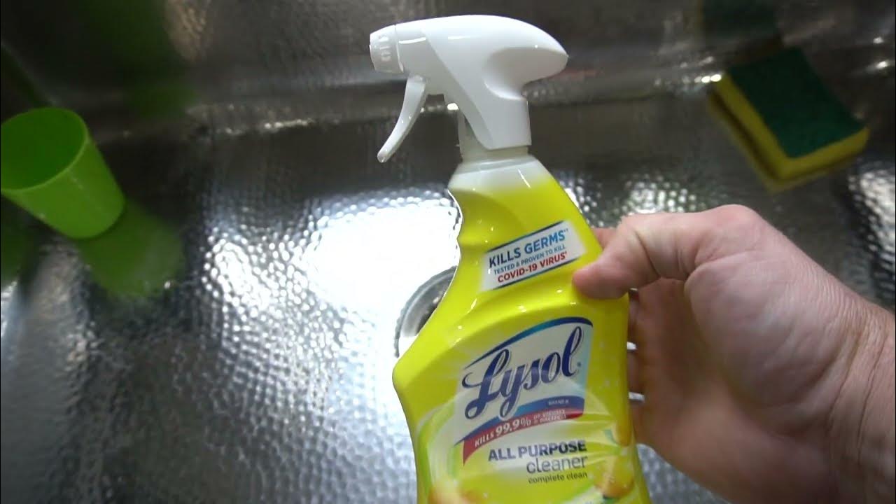 Lysol AllPurpose Cleaner, Sanitizing and Disinfecting Spray, To Clean