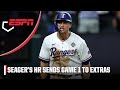 Corey Seager ties World Series Game 1 with HR in 9th inning | MLB on ESPN