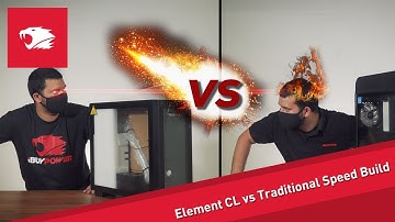Gaming PC Build Speed Run - Element CL v Traditional Desktop Liquid Cooled