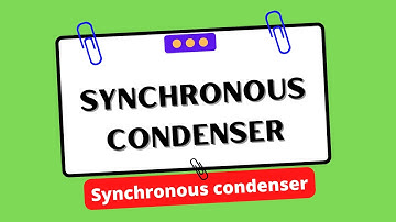 Synchronous condenser | Electrical Engineering