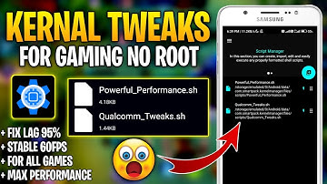Kernal Tweaks For Gaming No Root | Fix Lag & Max Performance